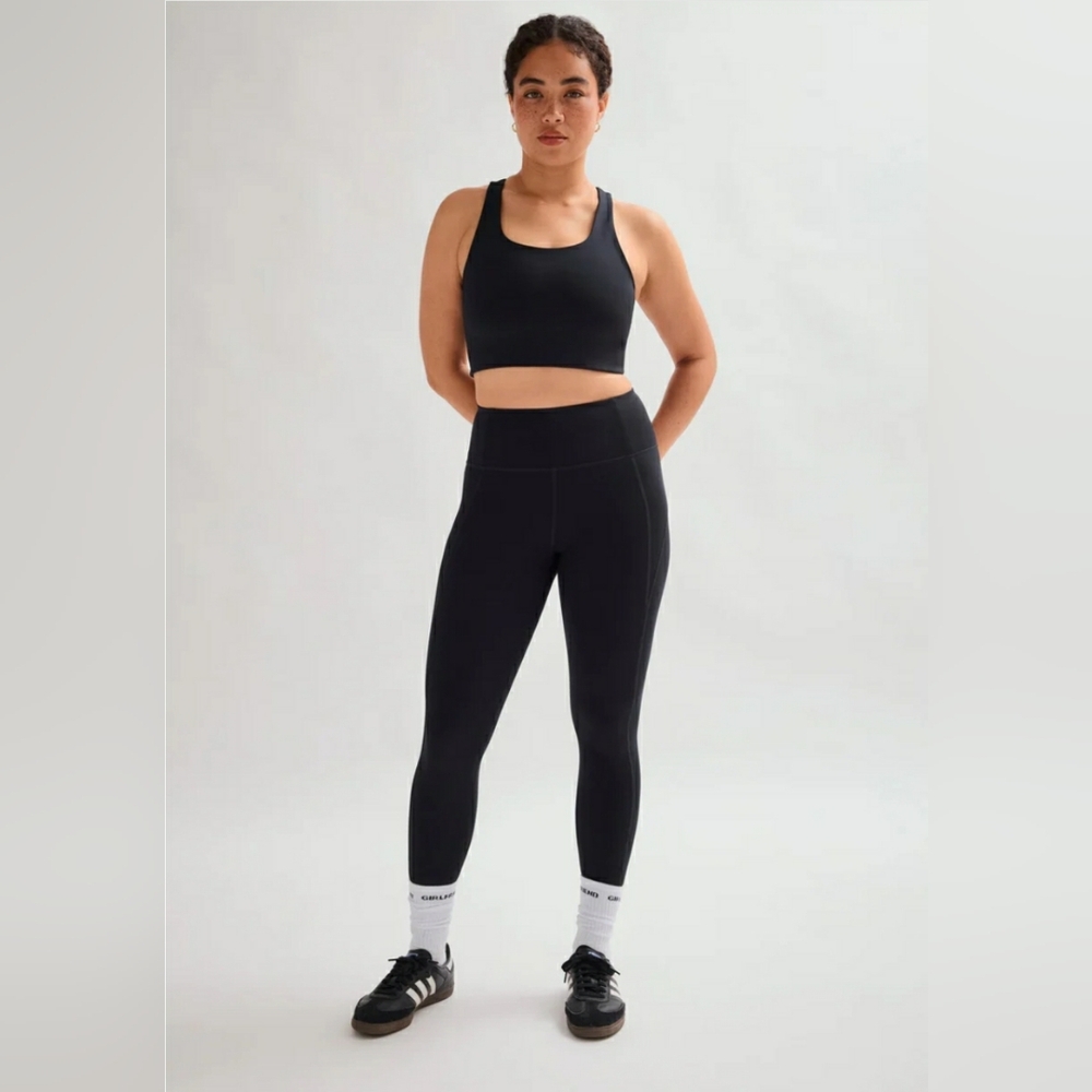 Girlfriend Collective SET  Compression High Rise Leggings AND Bra NWT Sz Large - Picture 2 of 5